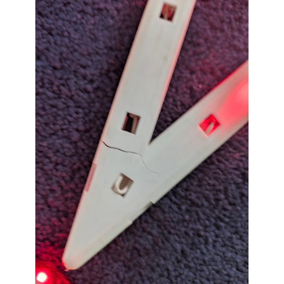 Vintage Christmas Star String Lights Set of‎ 3 Holiday Decor Red Green Retro - Picture 8 of 11